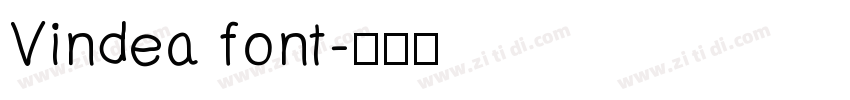 Vindea font字体转换